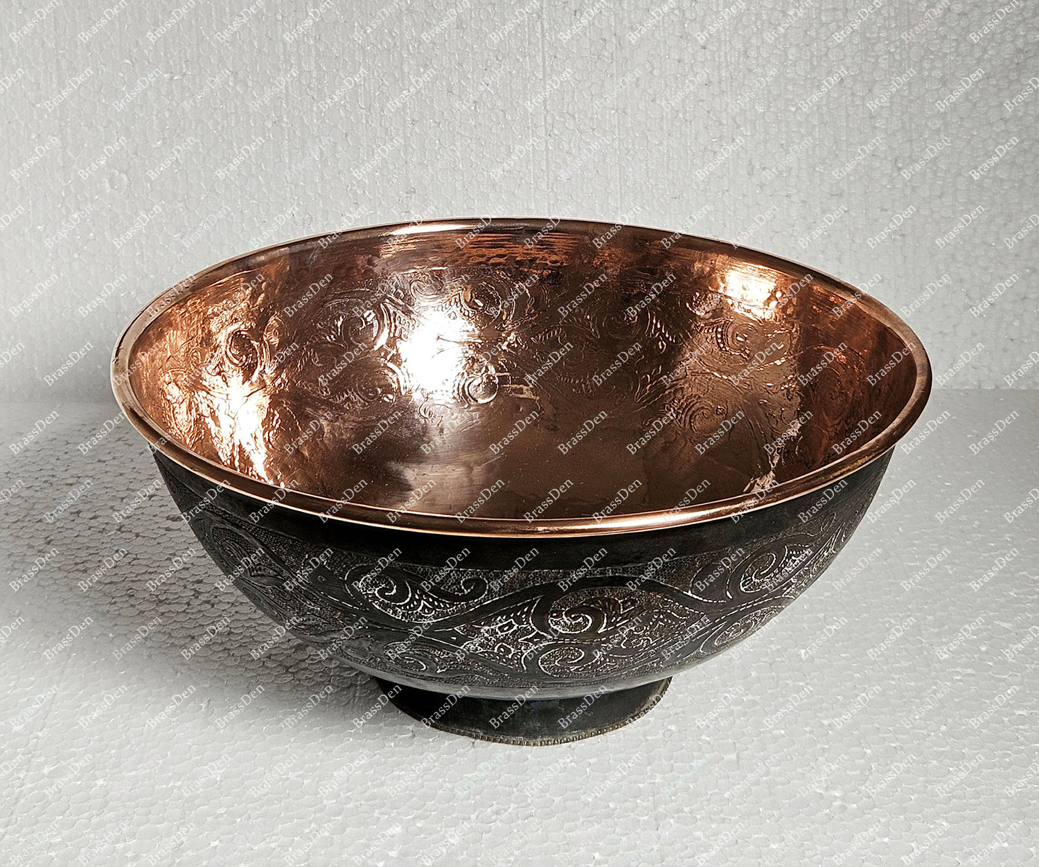 Hand Engraved Handmade Copper Vessel Sink – Bathroom Lavatory Sink