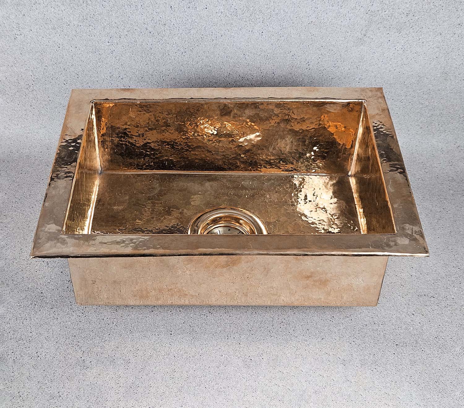 Copper Undermount Kitchen Sink – Large Farmhouse Island Bar Sink