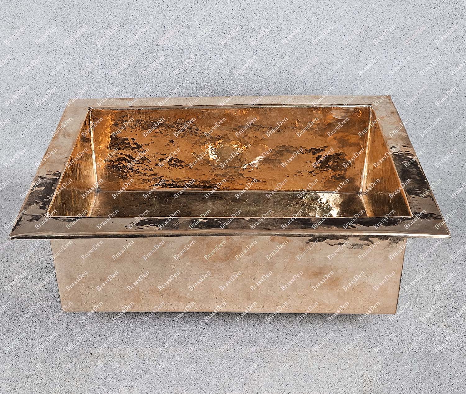 Copper Undermount Kitchen Sink – Large Farmhouse Island Bar Sink
