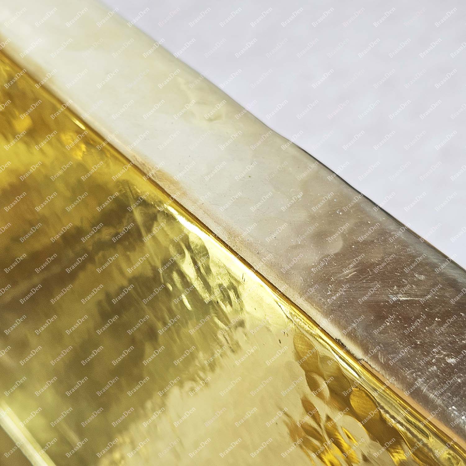 Squared Brass Kitchen Sink – Square Bar Vanity with Brass Interior Basin