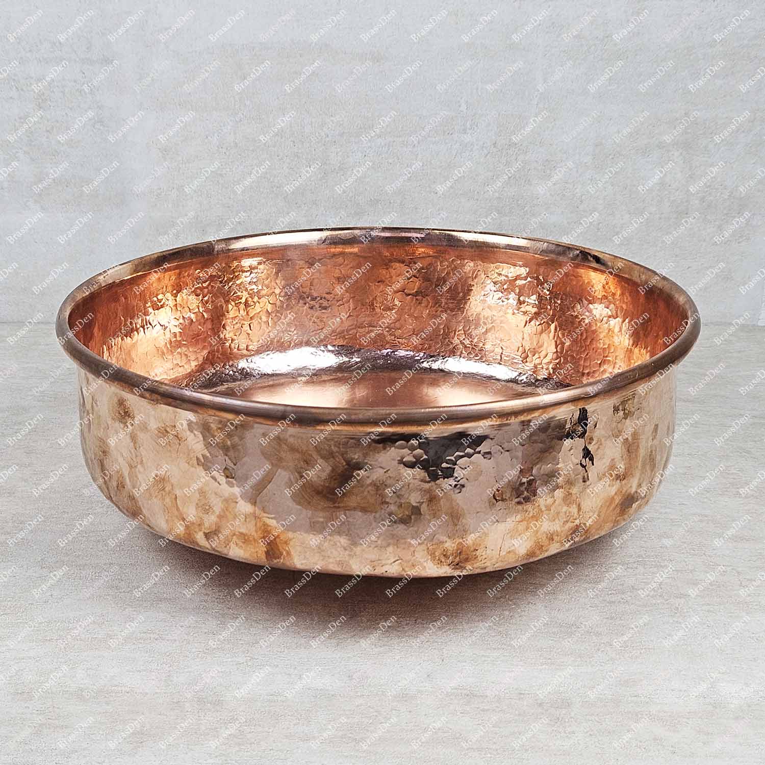 Copper Foot Bath Bowl – Round Pedicure Washing Basin