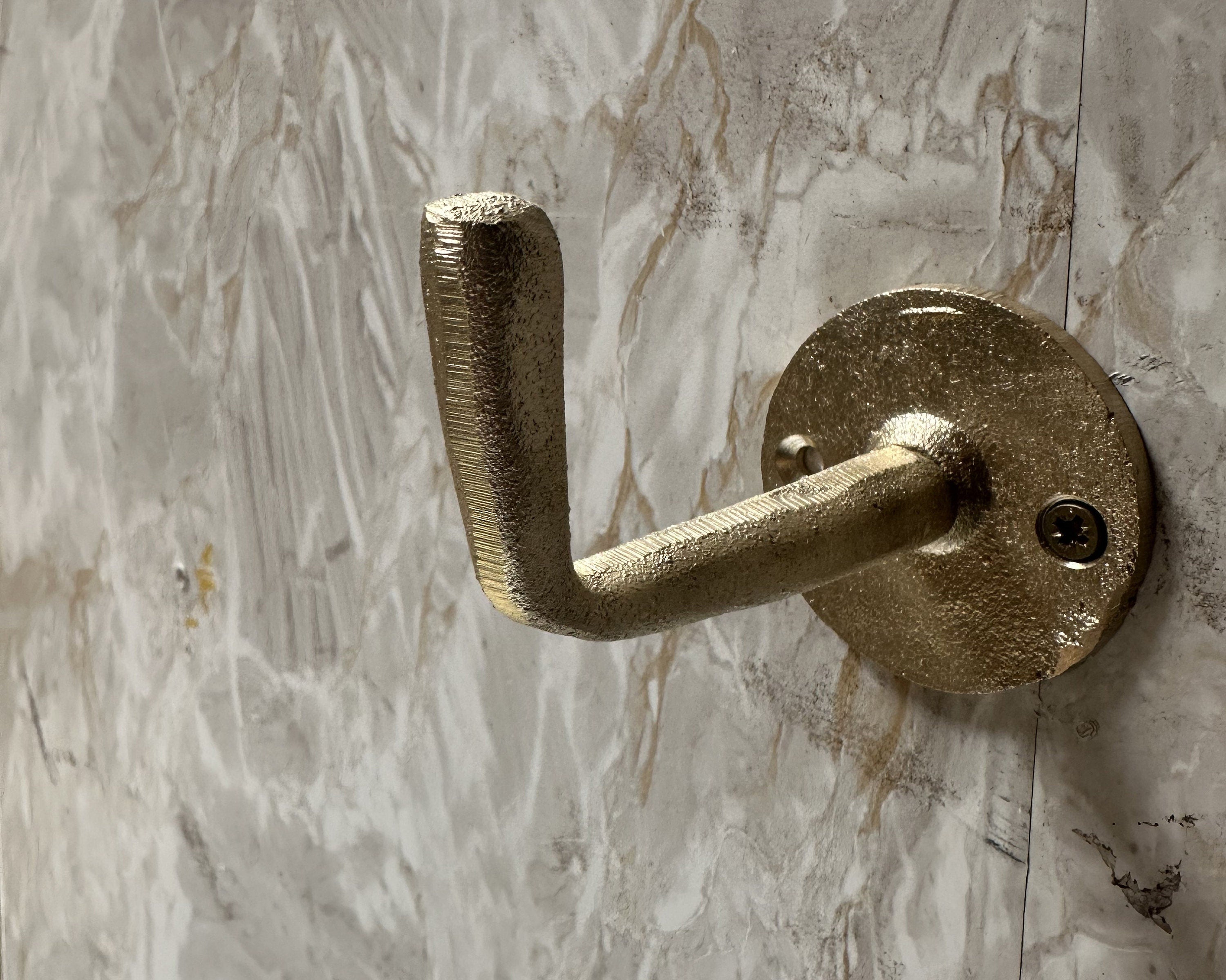 Unpolished Coat & Bathroom Towel Hook