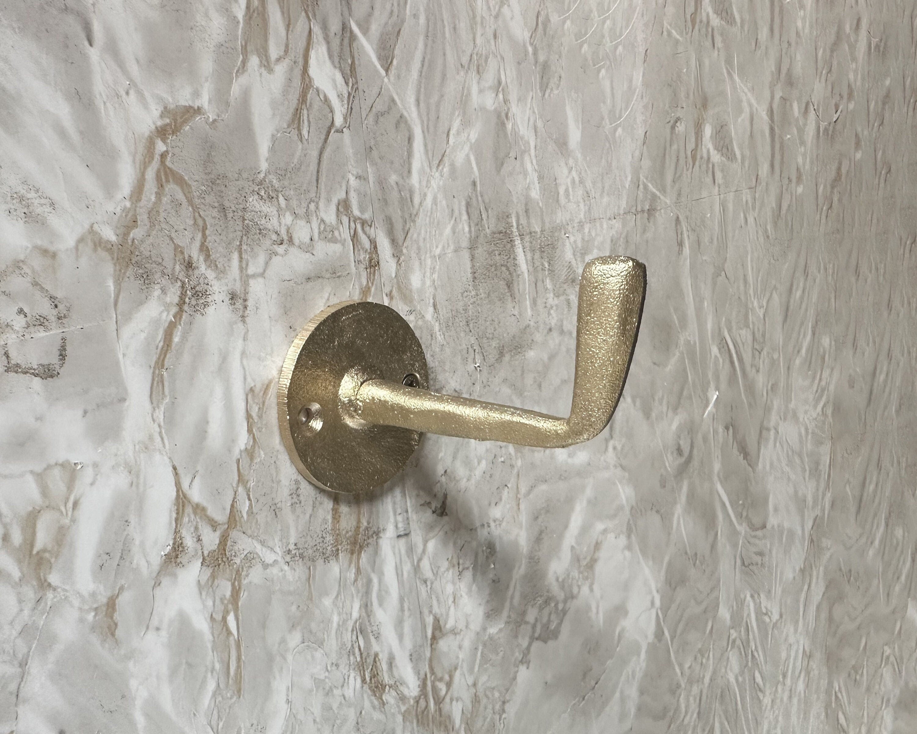Unpolished Coat & Bathroom Towel Hook