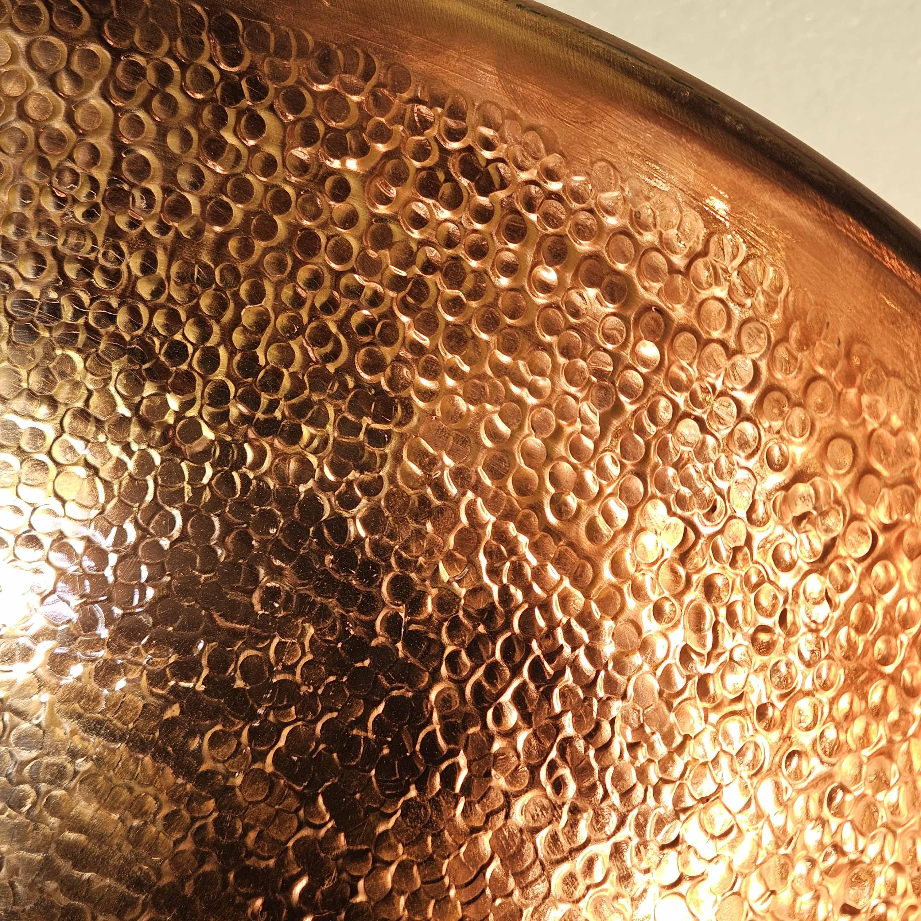Green Patina Copper Bathroom Sink – Round Vessel Bowl with Drain