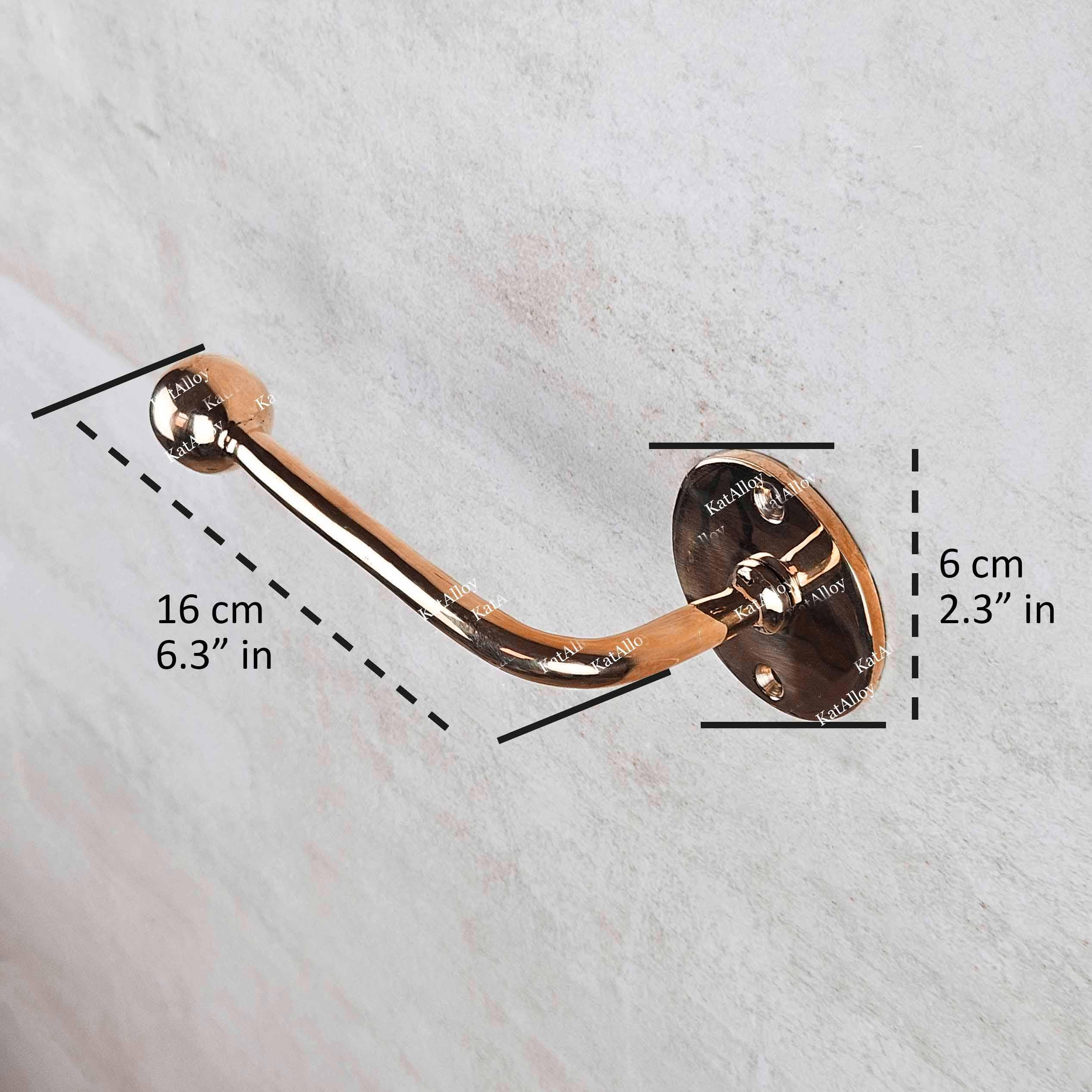 Solid Copper Bathroom Roll Holder - Copper Toilet Paper Holder