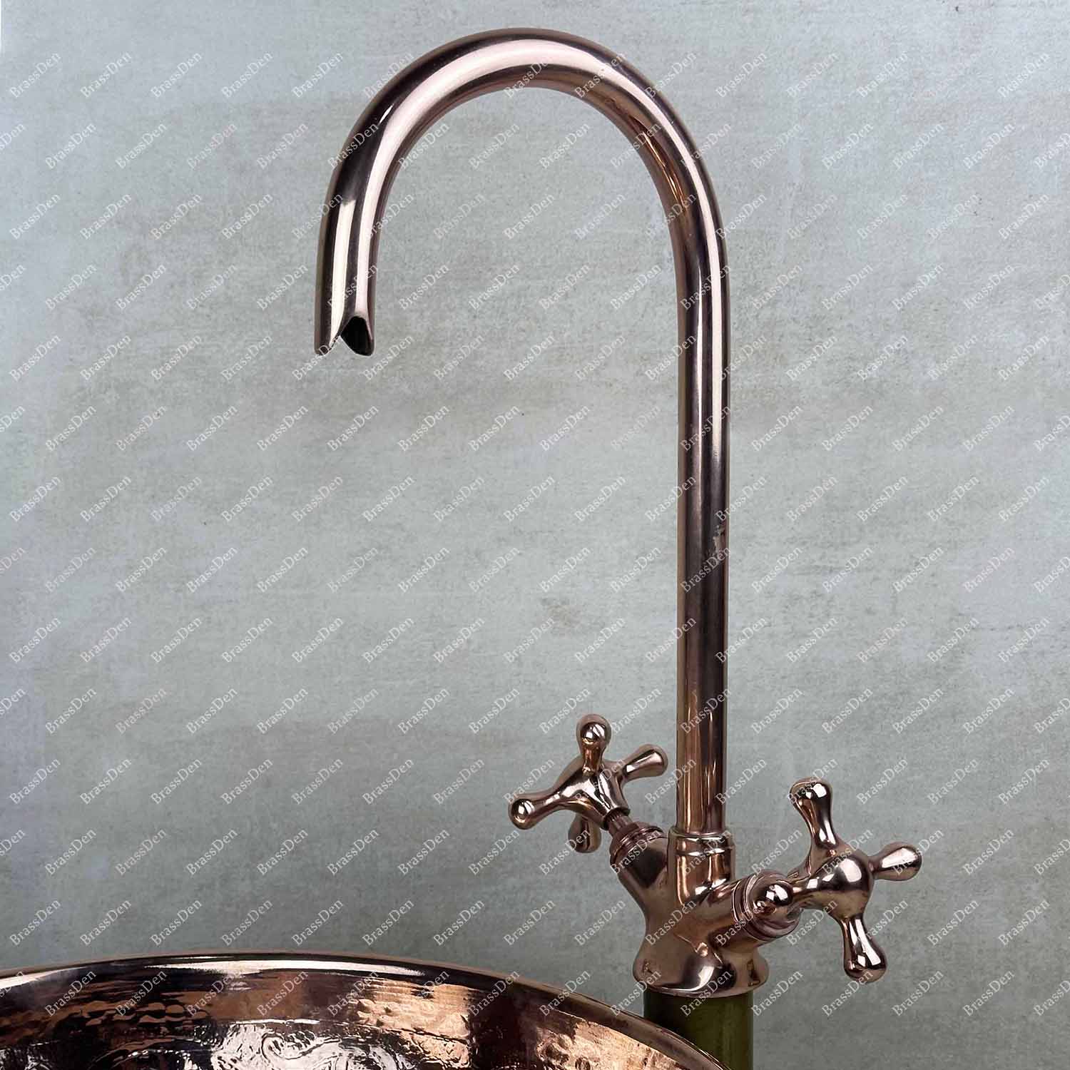 Hand Engraved Copper Bowl Sink – Handmade Round Copper Bath Vessel